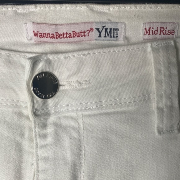 YMI wanna big butt white denim jeans // Wms 14 - Picture 2 of 8